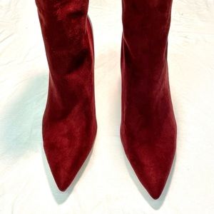 Very Sexy Maroon Colored Shorty Boots